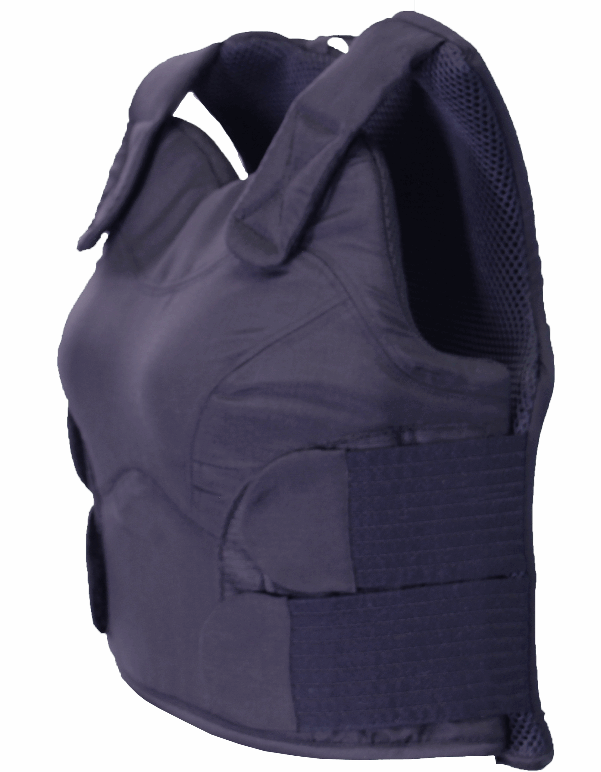gilet pare-balles féminins noir confectionné avec tissu 3D Tibeka